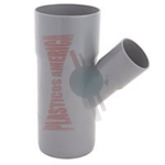 Vee reducción sanitario gris