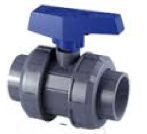 VÁLVULA BOLA PVC CEMENTAR C/2 U.AMERICANA