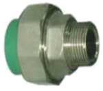 Unión americana fusión he  tuerca metal