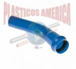 CURVA TELEFÓNICA 45º CON GOMA