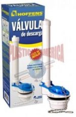 Válvula de descarga con flapper, cadena metálica